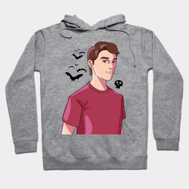 Boy Halloween Hoodie by Gambar Tiap Hari